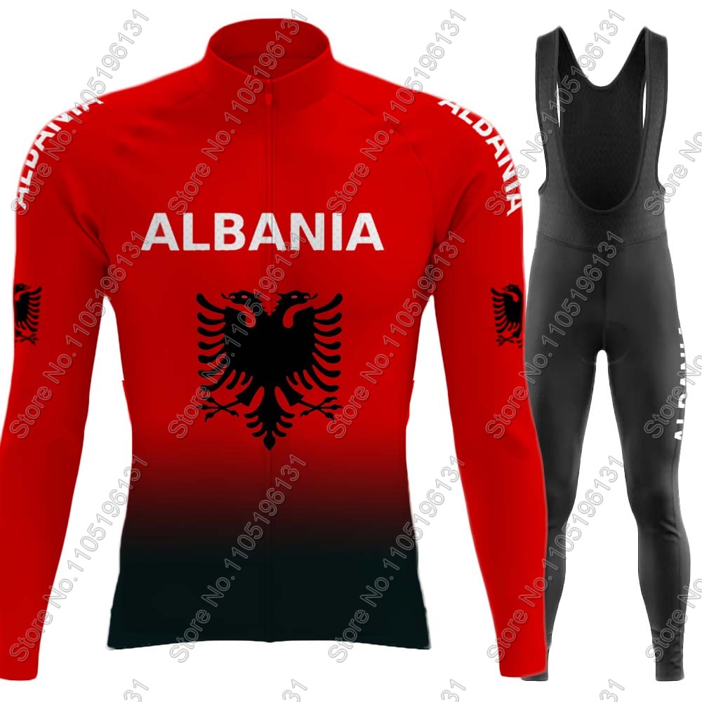 Mountain Biking Uniform - Albânia equipe nacional 2026 conjunto camisa