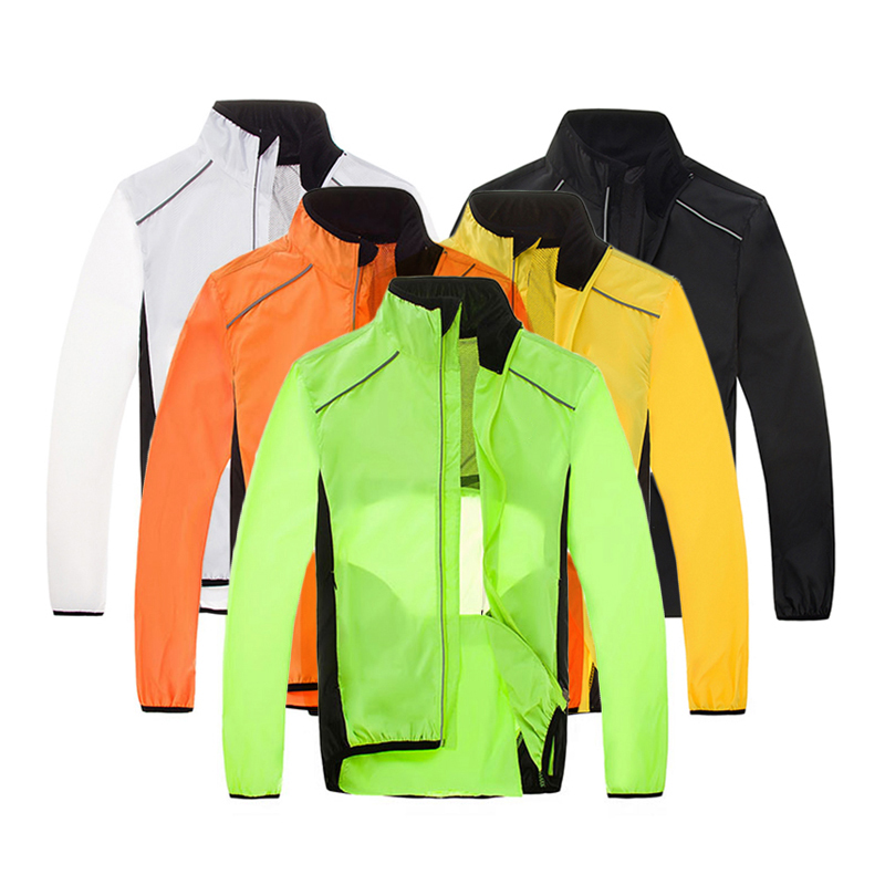 Laranja vento jaqueta de cicli - Mountain Biking Rain Jacket avaliação e preço