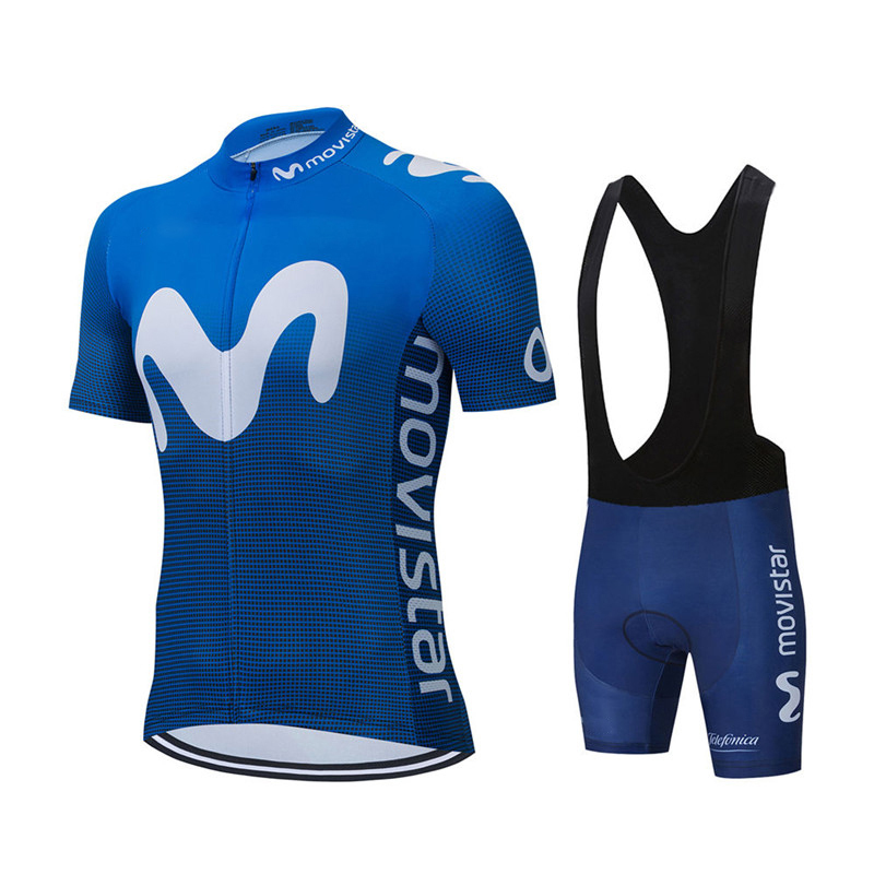 Novo verão movistar equipe con - Mountain Biking Uniform avaliação e preço